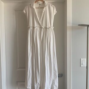 Free People White Maxi Dress